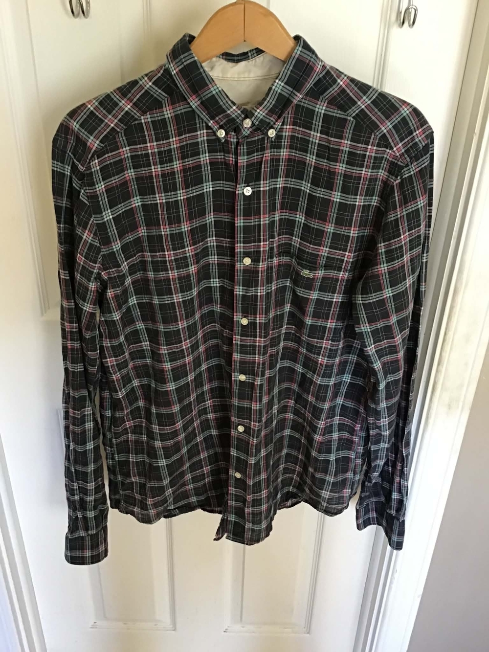 Chemise Lacoste à carreaux homme🐊